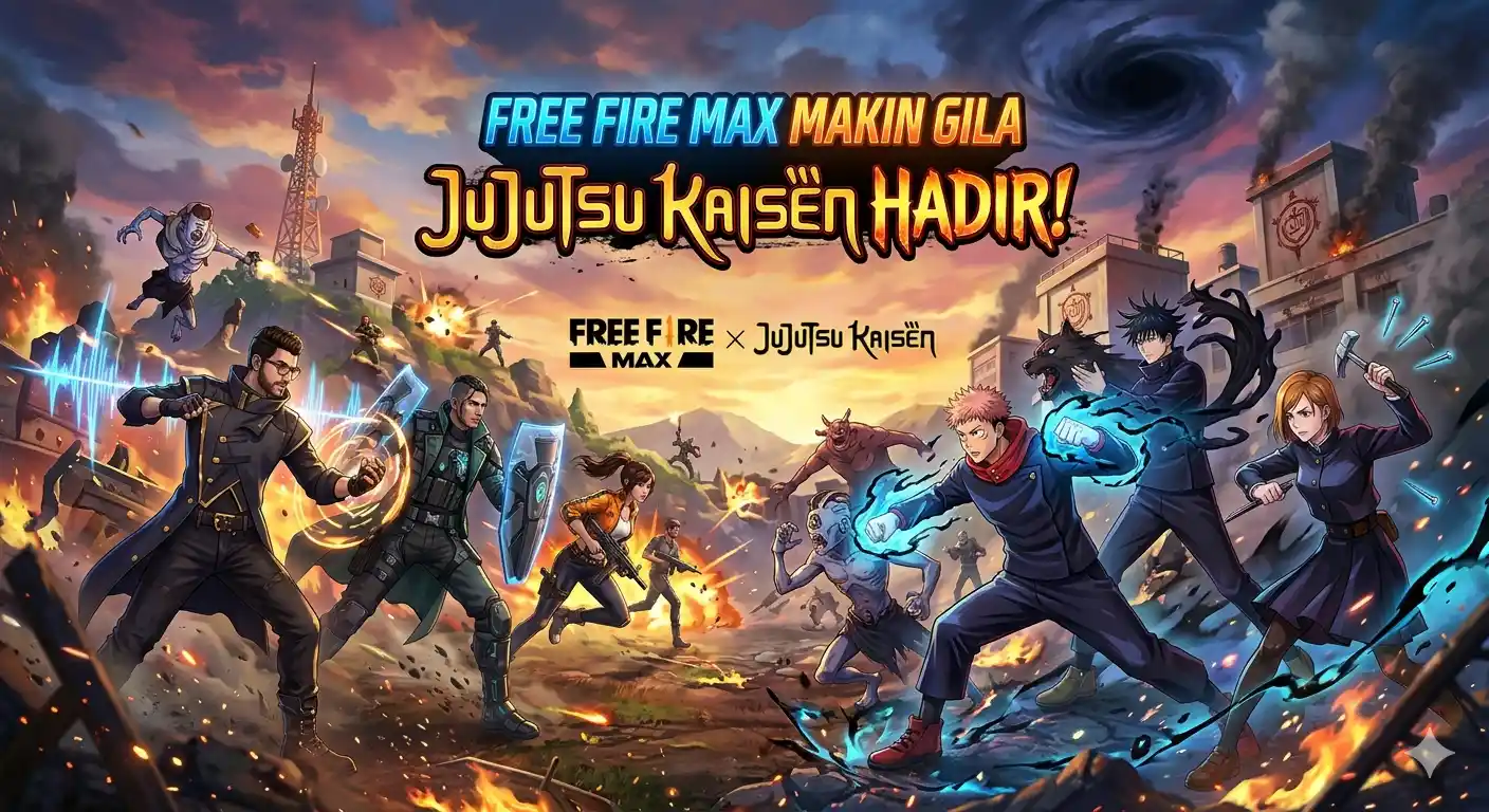 Free Fire MAX Makin Gila, Jujutsu Kaisen Hadir!